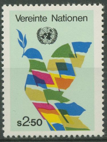 UNO Wien 1980 Friedenstaube Flagge 8 postfrisch