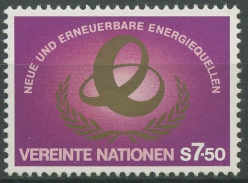 UNO Wien 1981 Erneuerbare Energie 20 postfrisch