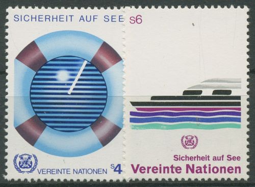 UNO Wien 1983 Sicherheit auf See Rettungsring Schiff 30/31 postfrisch