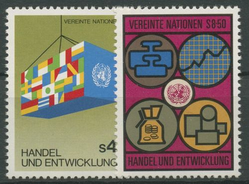 UNO Wien 1983 Handel und Entwicklung UNCTAD 34/35 postfrisch