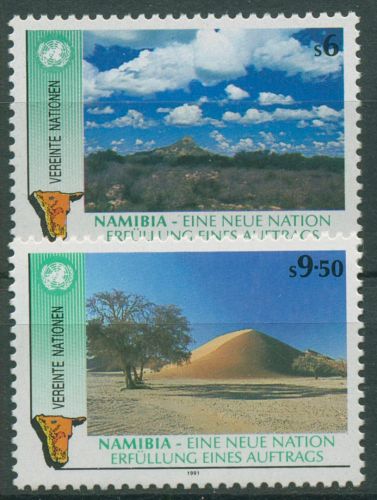 UNO Wien 1991 Namibia Landschaften 114/15 postfrisch