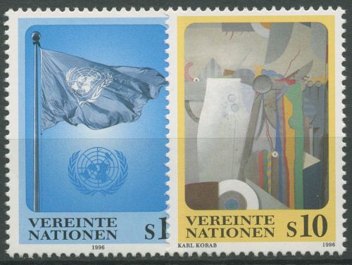 UNO Wien 1996 UNO-Flagge Gemälde 203/04 postfrisch