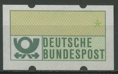 Bund ATM 1981 Automatenmarke ohne Werteindruck ATM 1.1 hu postfrisch