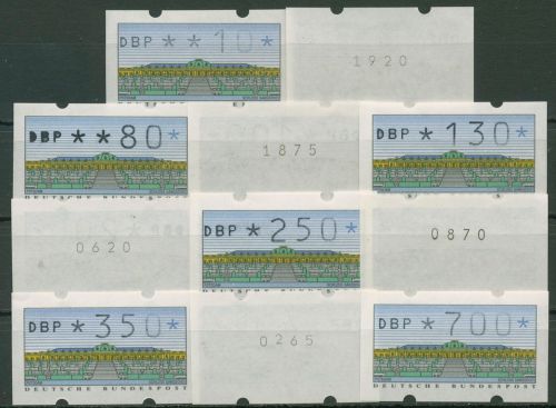 Bund ATM 1993 mit Rollen-Nr. Tastensatz 2.1.1 TS 2 Nr. postfrisch