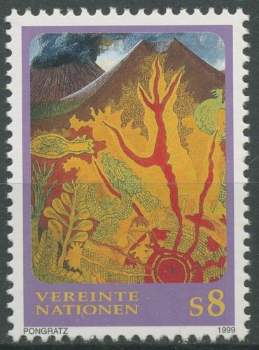 UNO Wien 1999 Gemälde Vulkan 278 postfrisch