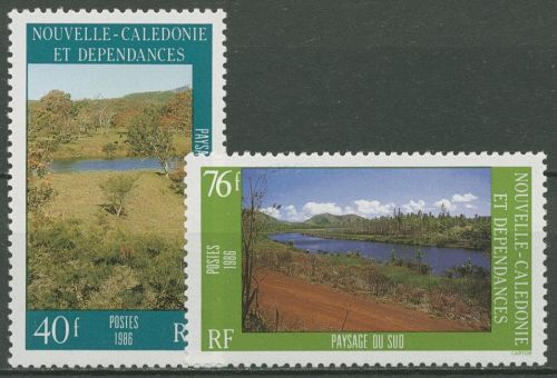 Neukaledonien 1986 Landschaften Wasser 791/92 postfrisch
