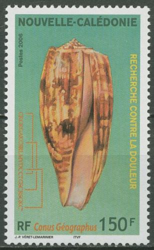 Neukaledonien 2006 Schmerzforschung Kegelschnecke 1387 postfrisch