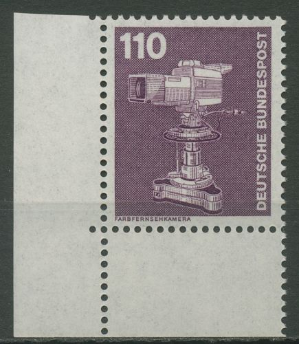 Bund Bogenmarken 1982 Industrie & Technik 1134 Ecke 3 postfrisch