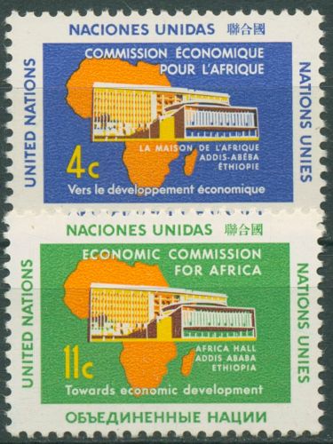 UNO New York 1961 Wirtschaftskommission Afrika ECA 109/10 postfrisch