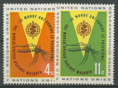 UNO New York 1962 Kampf gegen Malaria 116/17 postfrisch