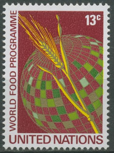 UNO New York 1971 Welternährungsprogramm Weizenähre 234 postfrisch