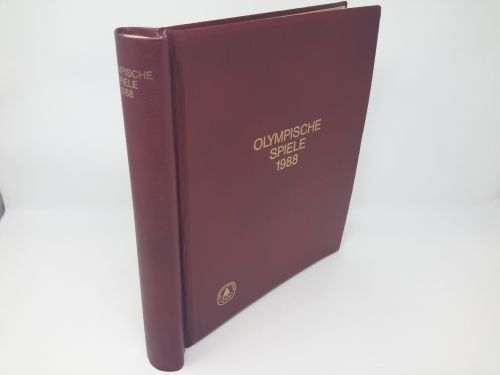 KABE Klemmbinder rot Olympische Spiele 1988 gebraucht (Z1036)