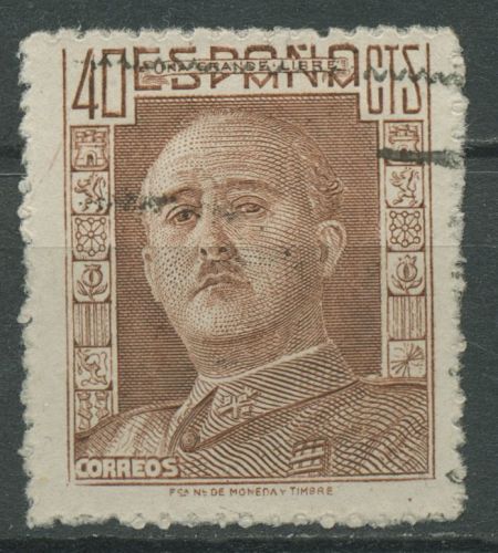 Spanien 1942 General Francisco Franco 897 gestempelt