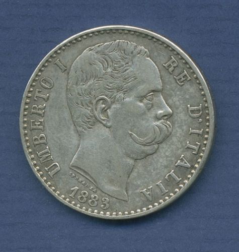 Italien 2 Lire 1883 R, Umberto I., ss/fast vz (m1524)