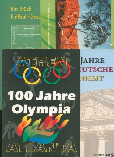 Bund Gedenkblätter, 25 verschiedene, dabei ua Olympiade, Herberger (XXL9295)