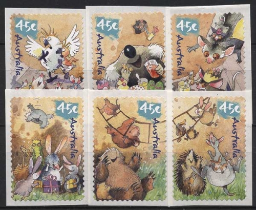 Australien 2001 Kevin Koalas Geburtstagsfeier 2090/95 postfrisch