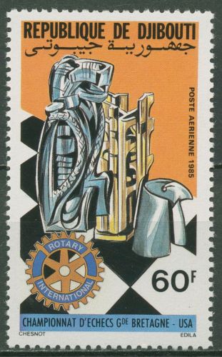 Dschibuti 1985 Schachmeisterschaft Rotary Int. 435 A postfrisch
