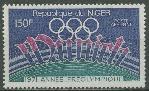Niger 1971 Vorolympisches Jahr 280 postfrisch