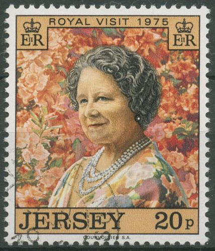 Jersey 1975 Königinmutter Elisabeth 118 gestempelt