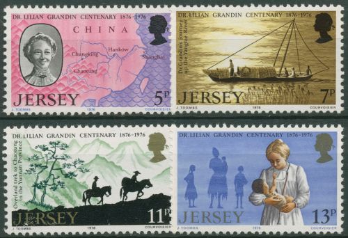 Jersey 1976 Missionsärztin Lilian Mary Grandin 153/56 postfrisch