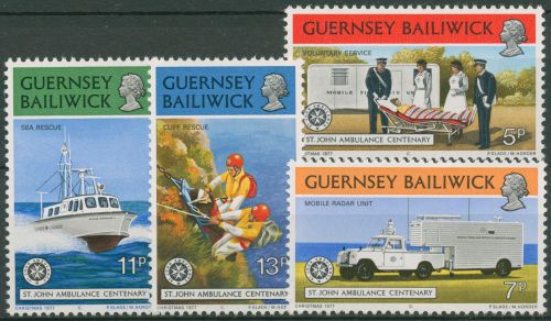 Guernsey 1977 Johanniterorden Krankenpflege 153/56 postfrisch
