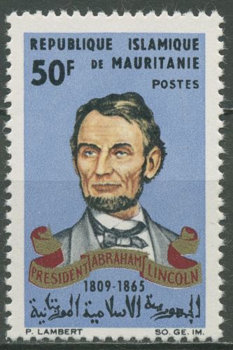 Mauretanien 1965 100. Todestag von Abraham Lincoln 250 postfrisch