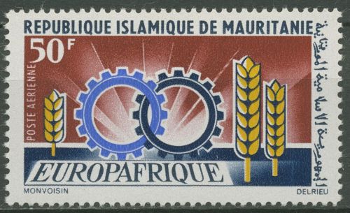 Mauretanien 1966 EUROPAFRIQUE Zahnräder Getreide 298 postfrisch