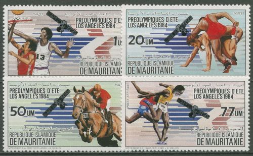 Mauretanien 1983 Olypische Spiele Los Angeles Springreiten 801/04 postfrisch