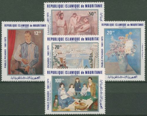Mauretanien 1981 Gemälde von Pablo Picasso 721/25 A postfrisch