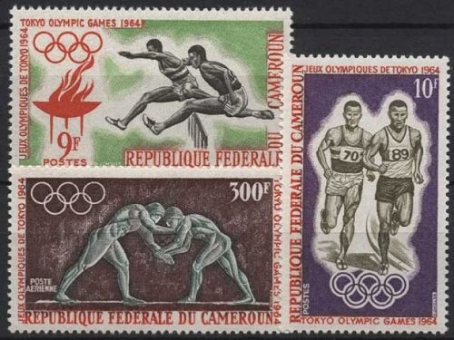 Kamerun 1964 Olympische Sommerspiele in Tokio 410/12 postfrisch