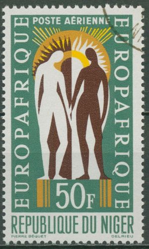 Niger 1963 Gründung der Wirtschaftsorganisation EUROPAFRIQUE 52 gestempelt