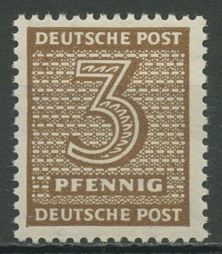 SBZ West-Sachsen 1945 Freimarken Ziffern 126 Y w c postfrisch geprüft