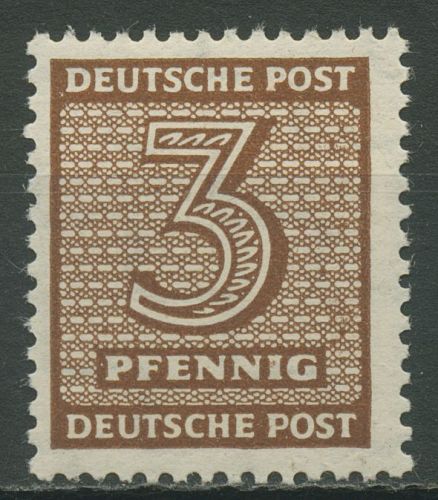 SBZ West-Sachsen 1945 Freimarken Ziffern 126 Y w d postfrisch geprüft