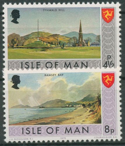 Isle of Man 1975 Sehenswürdigkeiten Ramsey-Bucht 52/53 postfrisch