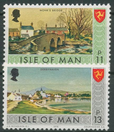 Isle of Man 1975 Sehenswürdigkeiten Monks-Brücke 72/73 postfrisch