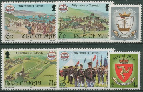 Isle of Man 1979 1000 Jahre Tynwald-Parlament 144/49 postfrisch