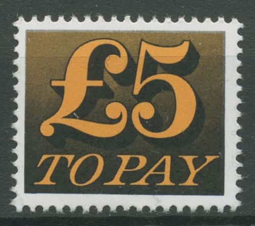 Großbritannien Portomarken 1973 Ziffer P 86 postfrisch