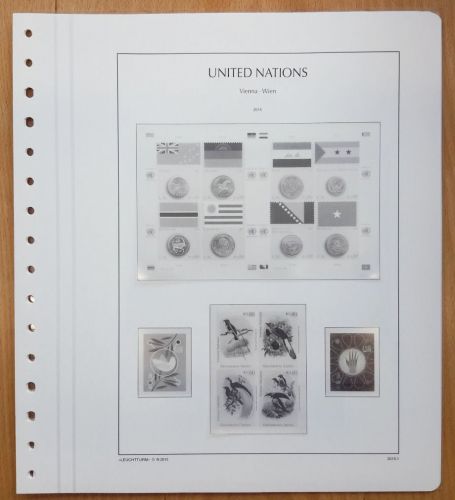 KABE of Vordruckblätter UNO Wien 2015 neuwertig, unbenutzt (Z2472)