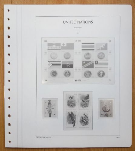 KABE of Vordruckblätter UNO New York 2015 neuwertig, ungebraucht (Z2474)