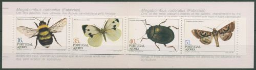 Portugal - Azoren 1984 Insekten Markenheftchen MH 4 postfrisch (C98423)