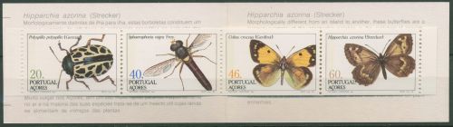 Portugal - Azoren 1985 Insekten Markenheftchen MH 5 postfrisch (C98424)