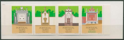 Portugal - Azoren 1986 Brunnen Markenheftchen MH 6 postfrisch (C98425)
