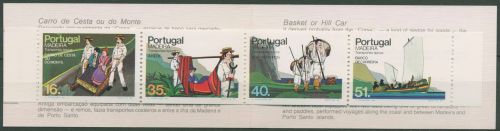 Portugal - Madeira 1984 Transportmittel Markenheftchen MH 4 postfrisch (C98432)