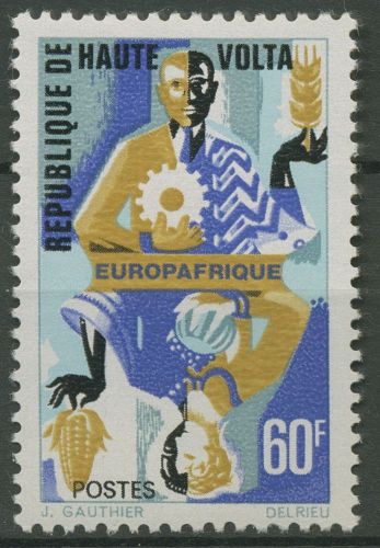 Obervolta 1967 Wirtschaftsorganisation EUROPAFRIQUE 211 postfrisch
