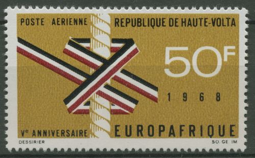 Obervolta 1968 Wirtschaftsorganisation EUROPAFRIQUE 244 postfrisch