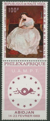 Obervolta 1968 PHILEXAFRIQUE Gemälde 252 Zf postfrisch