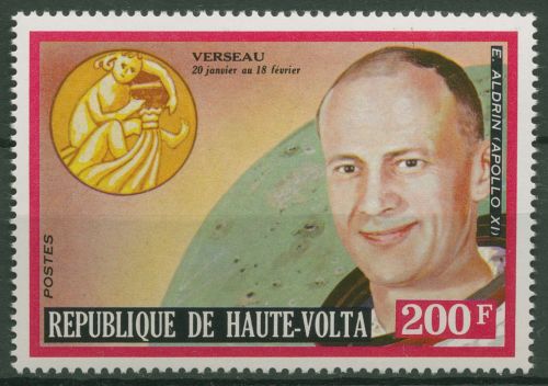 Obervolta 1973 Astronaut E. Aldrin Sternzeichen 493 postfrisch