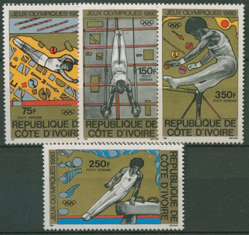 Elfenbeinküste 1980 Olympische Sommerspiele Moskau 649/52 postfrisch