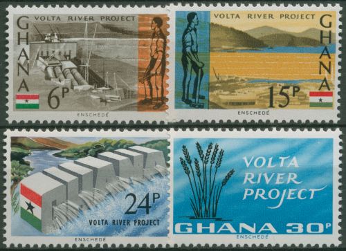 Ghana 1966 Volta-Fluss Staudamm 253/56 postfrisch