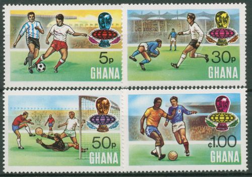 Ghana 1974 Fußball-WM Deutschland 564/67 A postfrisch